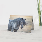 Blue Zeus Wild Greeting Card (Voorkant)