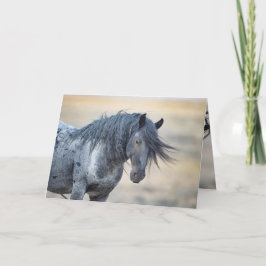 Blue Zeus Wild Greeting Card