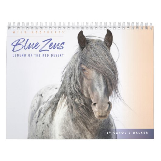 Blue Zeus Wild Horse Calendar Kalender (Hoes)