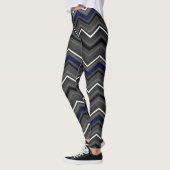 Blue Zig Zag met Ribbon...RA Leggings (Links)