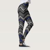 Blue Zig Zag met Ribbon...RA Leggings (Rechts)