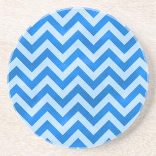 Blue Zigzag Zandsteen Onderzetter