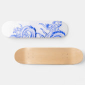 Blue Zircon Dragon Part 1 Persoonlijk Skateboard (Horizontaal)
