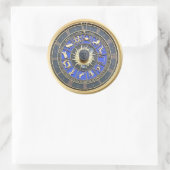 Blue Zodiac Wheel Sticker (Tas)
