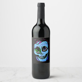 Blue Zombie Wijn Etiket