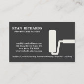 Blueack Chalkboard Huis Schilderen Visitekaartje (Voorkant)