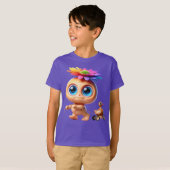 Blueaisik met een houten eend t-shirt (Voorkant volledig)
