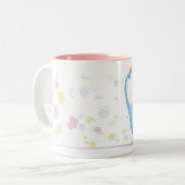 BlueBabyMug Tweekleurige Koffiemok (Voorkant links)