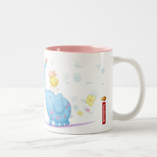 BlueBabyMug Tweekleurige Koffiemok
