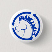 BlueBag Horse Studios Button (Voorkant)