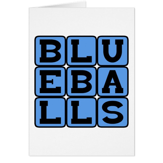 Blueballs, Blauwe Ballen (Voorkant)
