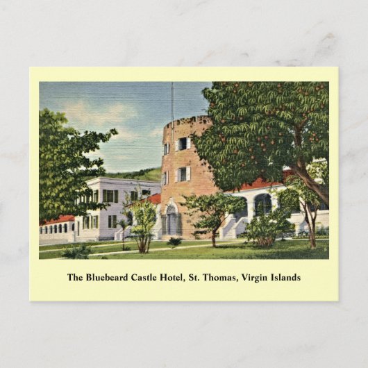 Bluebeard Castle St. Thomas Virgin Islands Briefkaart (Voorkant)