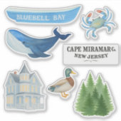 Bluebell Bay Sticker Collectie 1 (Voorkant)