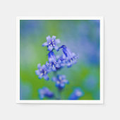 Bluebell bloem Cocktail papieren servetten (Voorkant)