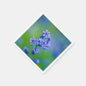 Bluebell bloem Cocktail papieren servetten (Hoek)