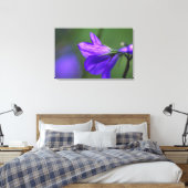 Bluebell bloem in Independence Pass in Canvas Afdruk (Insitu (Slaapkamer))