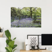Bluebell Bos II Poster (Thuiskantoor)