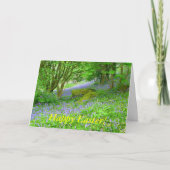 Bluebell Bossen, Happy Easter! Feestdagen Kaart (Voorkant)