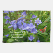 Bluebell en Butterfly ~ Kitchen Towel Theedoek (Horizontaal)