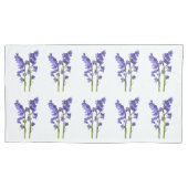 Bluebell Fabric Pattern. Kussensloop (Voorkant-Links)