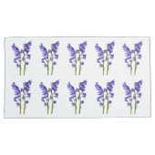 Bluebell Fabric Pattern. Kussensloop (Voorkant-Rechts)