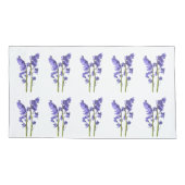 Bluebell Fabric Pattern. Kussensloop (Achterkant-Links)