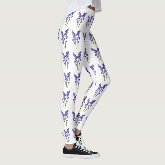 Bluebell Fabric Pattern. Leggings (Rechts)