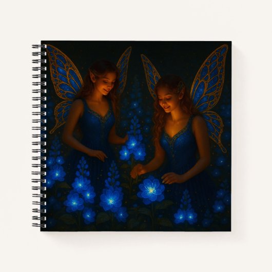 Bluebell Fairies Hardcover Art Journal Notitieboek (Voorkant)
