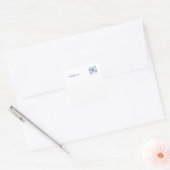 Bluebell Fairy Adres Vierkante Sticker (Envelop)