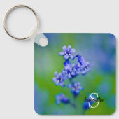 Bluebell flower Keyring Sleutelhanger (Voorkant)