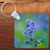Bluebell flower Keyring Sleutelhanger (Voorkant)