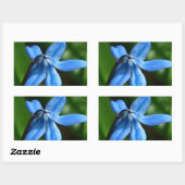 Bluebell Flower Rechthoekige Sticker (Vel)