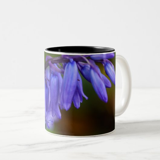 Bluebell Flower Tweekleurige Koffiemok (Voorkant rechts)