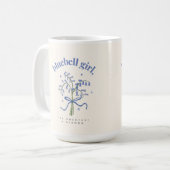 Bluebell Flower Waterverf Illustratie Koffiemok (Voorkant links)