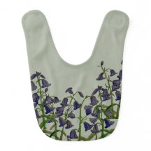 Bluebell Flowers op Baby Bib