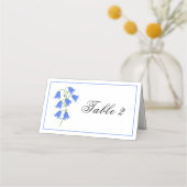Bluebell Flowers Place Card Tent Plaatskaartje (Achterkant)