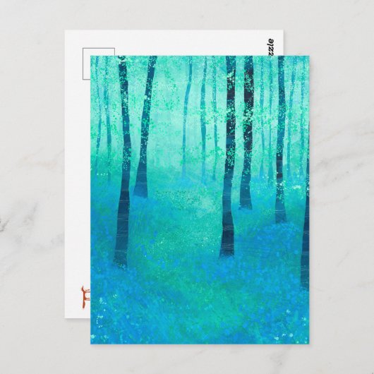 Bluebell Forest Briefkaart (Voorkant / Achterkant)