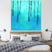 Bluebell Forest Canvas Afdruk (Insitu (Slaapkamer))
