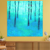 Bluebell Forest Canvas Afdruk (Insitu (Woonkamer))