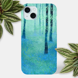 Bluebell Forest iPhone 15 Mini Hoesje
