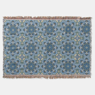 Bluebell Harmony – Floral Mandala Deken