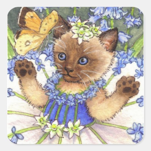 Bluebell Kitten stickers (Voorkant)