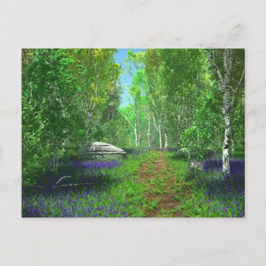 Bluebell Light Briefkaart (Voorkant)
