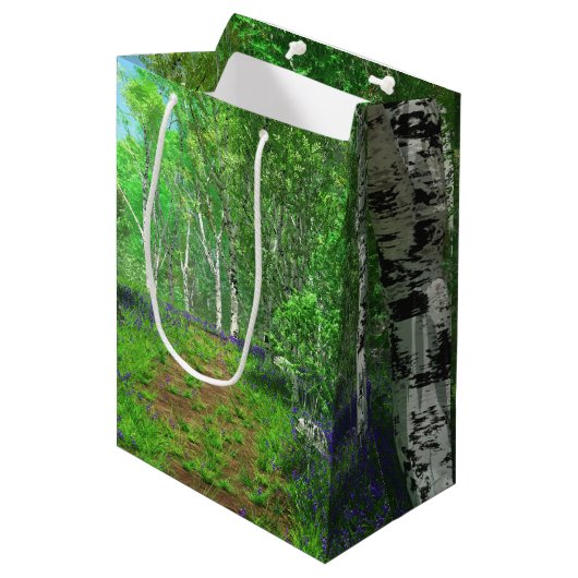 Bluebell Light Gift Bag Medium Cadeauzakje (Voorkant Gekanteld)