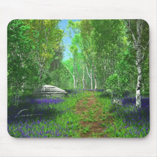 Bluebell Light Mousepad Muismat (Voorkant)