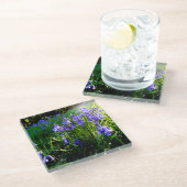 Bluebell-onderzetter Glazen Onderzetter (Schuin)