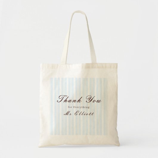 Bluebell - Personalised Thank You Teacher Tote Bag (Voorkant)