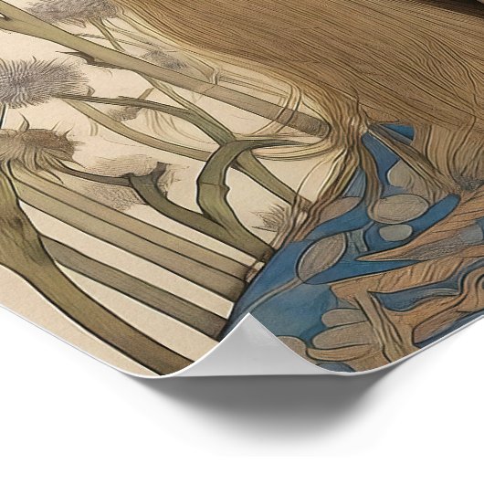 Bluebell Portrait Art Print (Hoek)