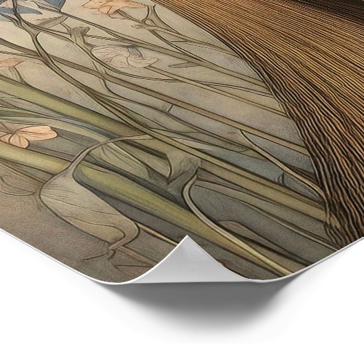 Bluebell Portrait Art Print (Hoek)