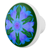 Bluebell Posies Keramische Knop (Rechts)